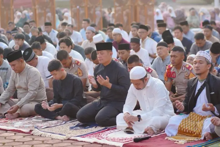 Polresta Bandung Gelar Sholat Idul Adha 1446 H