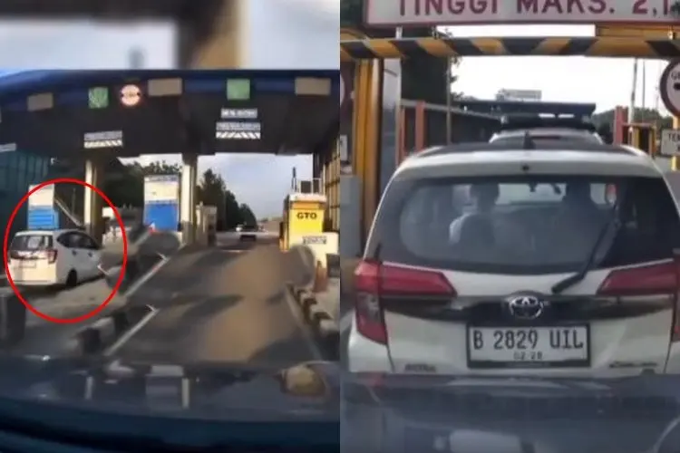 Mobil Calya Terekam Terobos Dua Gerbang Tol Tanpa Bayar, Polisi Lakukan Penyelidikan