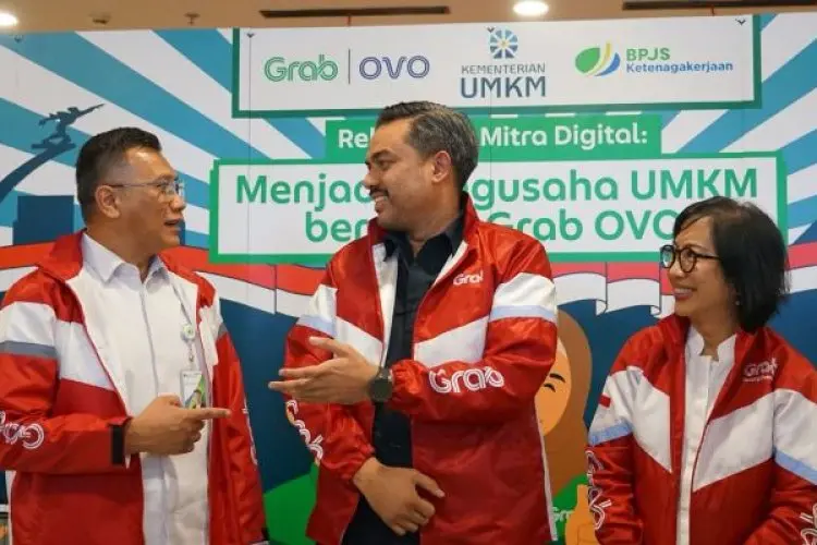 BPJS Ketenagakerjaan Dukung Grab dan Kementerian UMKM Hadirkan Bantalan Sosial Digital melalui Program Rekrutmen Mitra Digital
