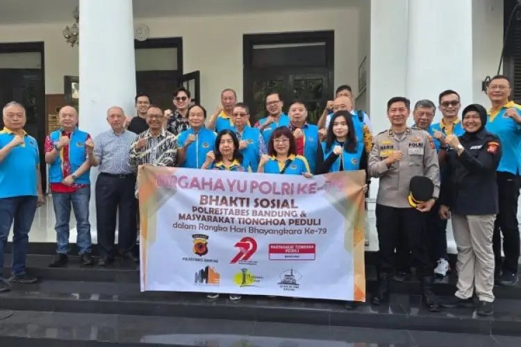 MTP Bersama Polretabes Bandung Tebar 1.000 Bantuan Masyarakat