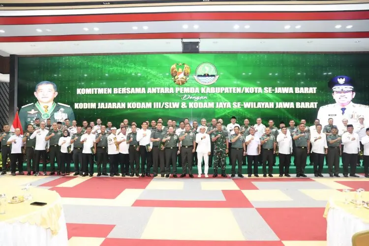 Wabup Sumedang Teken Komitmen Bersama TNI : Sinergi Kuat Pembangunan dan Ketahanan Wilayah