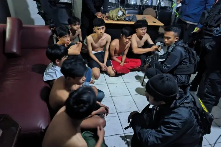 19 Orang Diamankan dalam Operasi Geng Motor Semalam