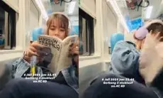 Viral! Wanita Ini Kena Serpihan Kaca Gegara Jendela KAI Dilempar Batu