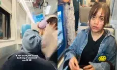 Begini Kondisi Wanita yang Terkena Serpihan Kaca Usai Jendela Kereta Dilempar Batu