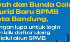 Jangan Telat! Ini Akibat Jika Tidak Daftar Ulang SPMB Kota Bandung 2025