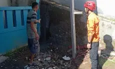 Lagi, Tanah Ambles Mengancam Tiga Rumah di Wilayah Cibabat Cimahi
