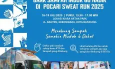 Ajak Warga Nabung Sampah, DLH Kota Bandung Hadirkan BSI Go di Pocari Sweat Run 2025