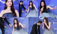 Momen YoonA Girls' Generation Terpeleset di Karpet Merah Blue Dragon Series Awards ke-4 Viral