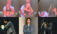 Jin BTS Parodikan Kamera Viral Coldplay 'Perselingkuhan CEO-HRD' di Konser Solo Jepang