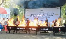 Pemusnahan Barang Kena Cukai Ilegal di Purwakarta: Upaya Berkelanjutan dalam Perlindungan Keuangan Negara