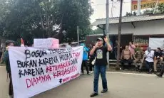 Gelar Aksi, Mahasiswa Ngaku Malu dengan Pemkab Bogor, Ada Apa?