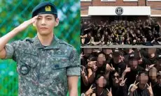 V BTS Kembali ke Militer untuk Beri Kejutan pada Junior SDT, Tunjukan Persahabatan yang Kuat dengan Sesama Prajurit