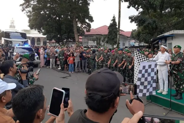Di Pelepasan 227 Calon Taruna Akademi TNI, Gubernur Dedi Mulyadi Cerita Pernah Gagal Masuk Akmil