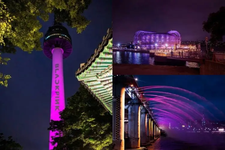 BLACKPINK Ubah Kota Seoul Menjadi Warna Merah Muda untuk Rayakan Tur Dunia 'DEADLINE'