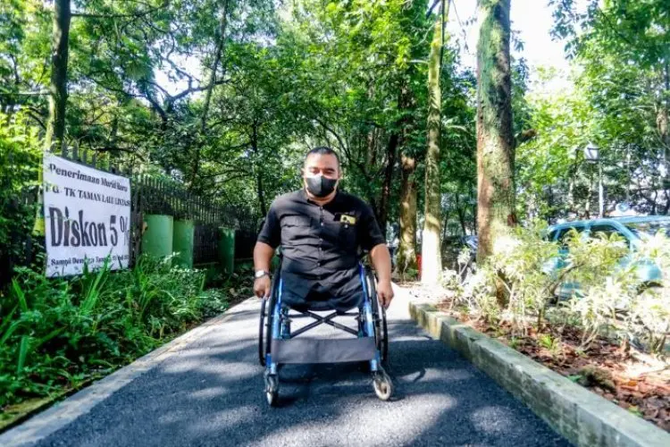 Ramah Disabilitas, Trotoar Seputar Taman Lalu Lintas Jadi Laboratorium Ruang Publik