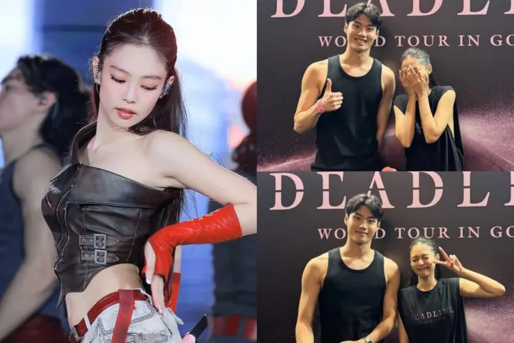 Reaksi Jennie BLACKPINK yang Malu-malu saat Bertemu Fanboy Perenang Olimpiade jadi Sorotan