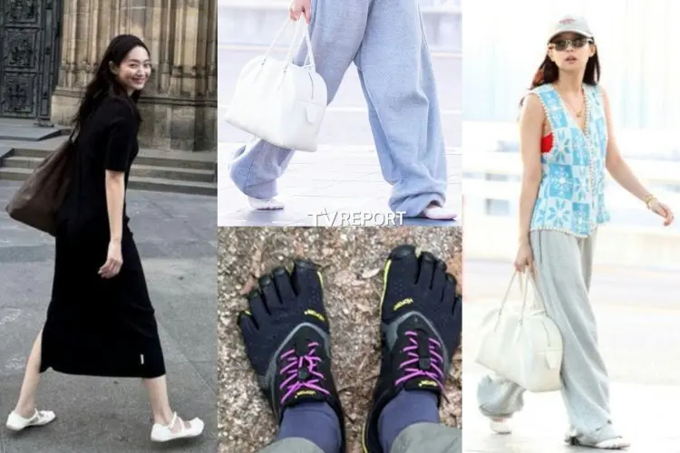 Segera jadi Trend Baru, Tidak hanya Jennie BLACKPINK Shin Min Ah dan Lee Hyori juga Pakai Sepatu Jari Kaki