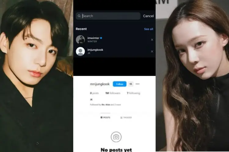Jungkook BTS Kembali Dirumorkan Kencan dengan Winter aespa Karena Nama Akun Instagram Barunya