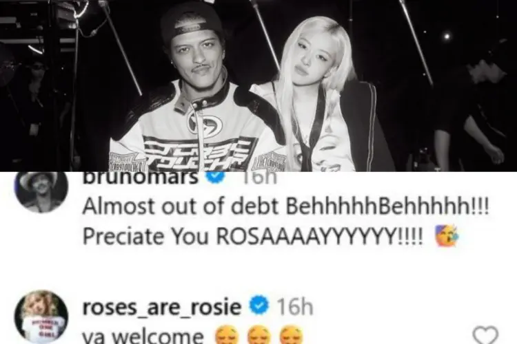 Hutang Bruno Mars Dibantu Dibayar oleh Rose BLACKPINK: Hampir Lunas