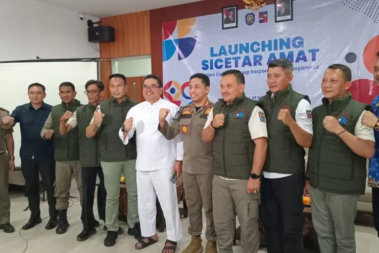 Peluncuran Sicetar Amat, Satpol PP Siap Respon Cepat Aduan Masyarakat