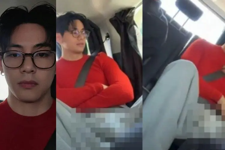 Buat Penggemar Khawatir, V BTS Tidak Sengaja Perlihatkan Area Sensitif saat Live di Mobil