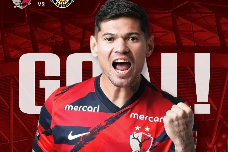 Kashima Antlers vs Cerezo Osaka 3-1, Baru Beberapa Detik di Lapangan, Pemain Ini Cetak Gol