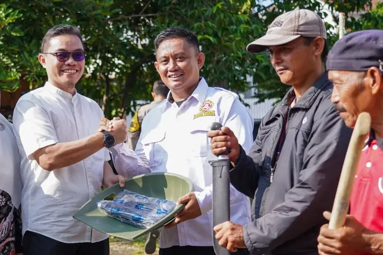 Karnain Berharap Program Padat Karya Jadi Solusi untuk Banjir Tamansari Persada