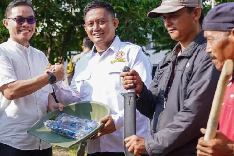 Karnain Berharap Program Padat Karya Jadi Solusi untuk Banjir Tamansari Persada