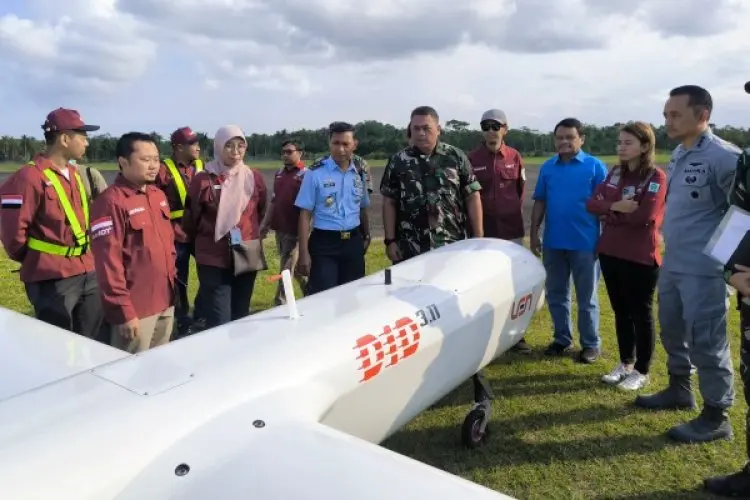 Kado HUT ke-80 RI, Len Sukses Uji Terbang Pesawat Tanpa Awak DID 3.11 di Nusawiru