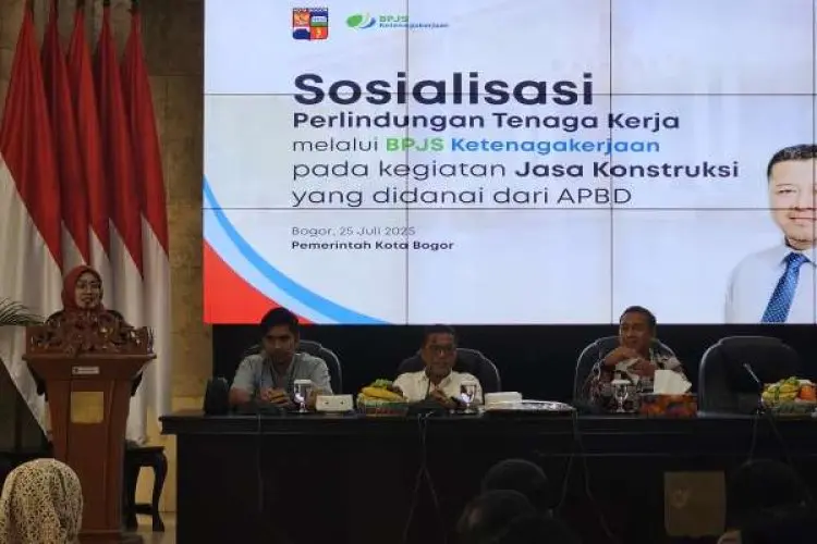 Pemkot dan BPJS Ketenagakerjaan Kota Bogor Gelar Sosialisasi Perlindungan Tenaga Kerja Kontruksi, Ini Tujuannya