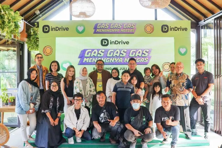 inDrive Umumkan Para Pemenang Kampanye “Gas Gas Gas, Menangnya Ngegas” di Bandung