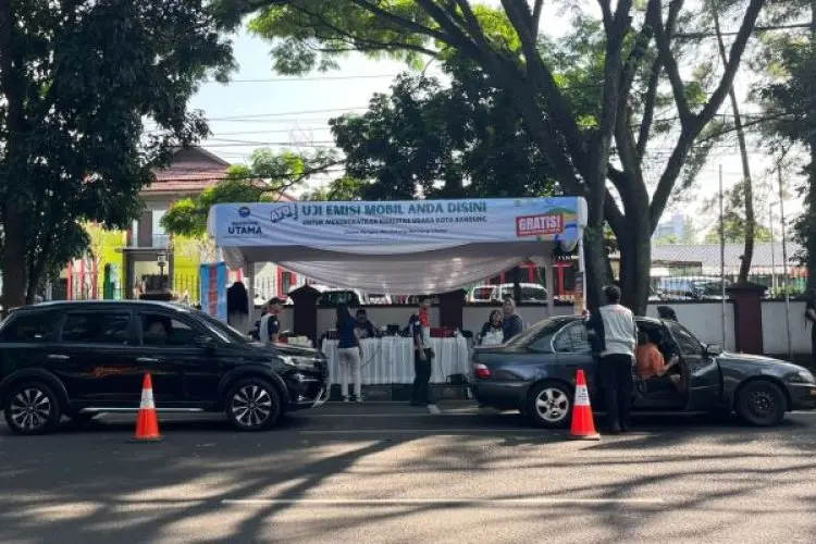 Jaga Kualitas Udara, DLH Kota Bandung Gelar Uji Emisi Gratis