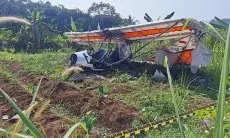 Ini Penuturan Saksi Mata Sebelum Pesawat Latih Jatuh di TPU Astana Ciampea