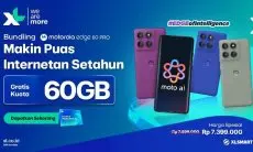 XL Gandeng Oppo dan Motorola Hadirkan Bundling Smartphone Terbaru