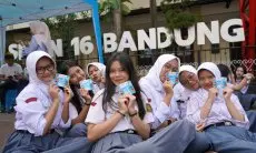 Beragam Kerseruan Momen Aksi Hiburan Bersama by.U Menyapa SMA Negeri 16 Bandung
