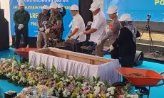 Bupati dan Kapolres Bogor Ground Breaking 10 Dapur SPPG