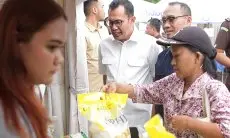 Kejari Kabupaten Bogor Gelar Pasar Murah, Beras SPHP Dijual Rp 50.000 Perlima Kilogram