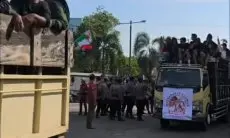 Kabar Polisi Meninggal Saat Demo Pati Dipastikan Hoaks