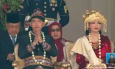 Gibran Tampil Gagah dengan Busana Adat Gayo, Selvi Anggun Kenakan Pakaian Palembang di Upacara HUT ke-80 RI