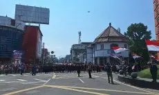 Aksi Hening '3 Menit untuk Indonesia' Warnai Peringatan Kemerdekaan di Kota Bandung