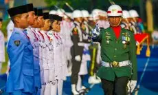 Bangganya Kapten Sukisworo Jadi Komandan Upacara HUT ke-80 Kemerdekaan RI di Kota Bogor