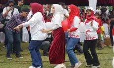Yantie Rachim Jadi Peserta Lomba,  Pesta Rakyat di Kota Bogor Meriah