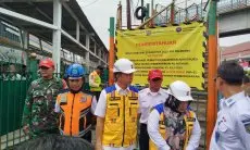 Segera Dibongkar, Wali Kota Bogor Pantau Penutupan JPO Paledang