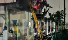 Diduga karena Korsleting Listrik, Rumah Dua Lantai di Padalarang Ludes Dilalap si Jago Merah