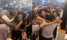 Diduga Para Pendemo Masuk ke Restoran Mie Gacoan hingga Diseret Polisi, Karyawan dan Pengunjung Ramai Membela
