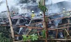 Kebakaran Bengkel di Antapani Bandung Hanguskan 21 Mobil