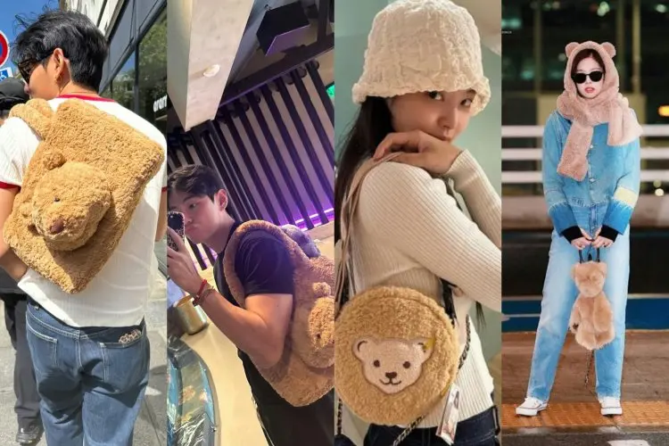 V BTS Gunakan Tas Beruang, Rumor Kencan dengan Jennie BLACKPINK Kembali Heboh