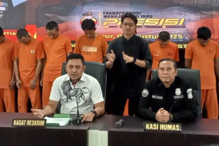 Polresta Bogor Kota Ringkus 12 Pelaku Curanmor, 10 Unit Motor Berhasil Diamankan