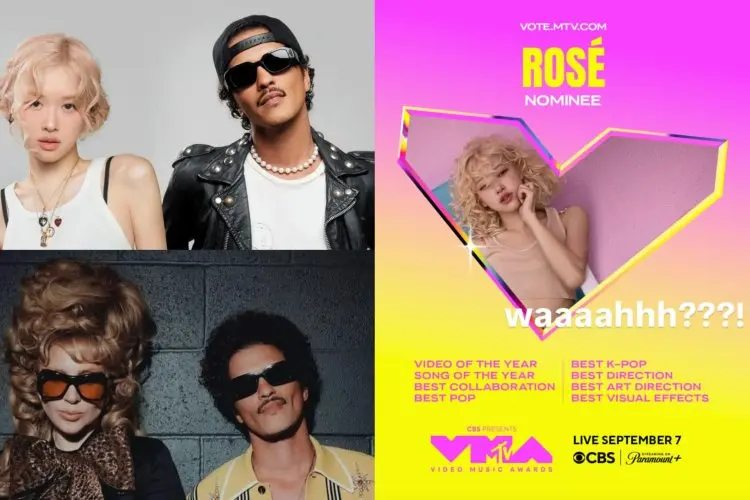 Nominasi MTV VMA 2025 Telah Diumumkan, Rose BLACKPINK paling Banyak Masuk dengan 'APT'?