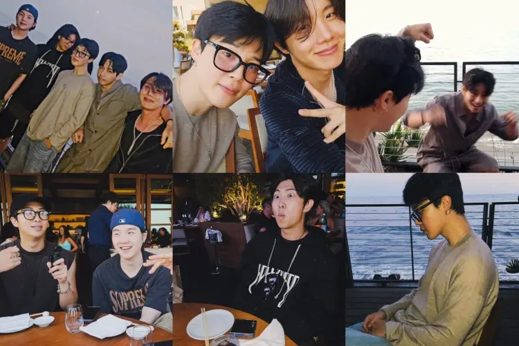 Jimin Bagikan Momen Kebersamaan BTS di LA Setelah Keluar Wajib Militer, Fans: Saya Sangat Bahagia